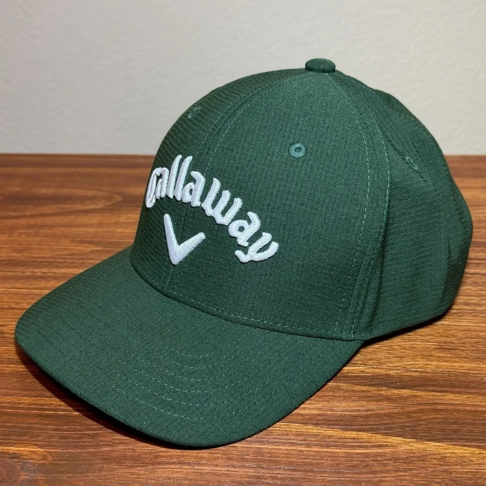 Callaway Performance Pro Odyssey Adult Golf Hat Kelly Green Adjustable Cap NEW